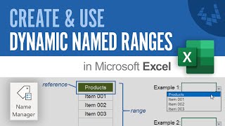 Dynamic Named Ranges in Excel [upl. by Akyre]