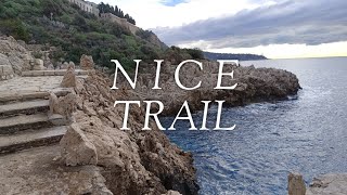 Nice Trail Seaside Cote dAzur French Riviera France [upl. by Cheria]