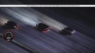 022224 Corvette tops 170 mph in LA freeway chase [upl. by Aseram628]