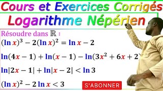 Logarithme NépérienRésolution déquation les codessecrets [upl. by Mlehliw]