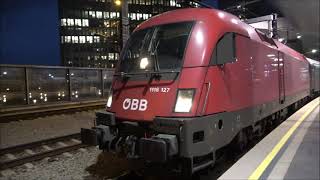 Train trip Nightjet 468 Wien Hauptbahnhof  Paris Est [upl. by Esenahs861]