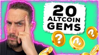 20 ALTCOIN GEMS YOU MUST HAVE ON YOUR RADAR Last Chance [upl. by Oicaroh737]