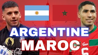 🔴🇦🇷🇲🇦 ARGENTINE  MAROC  CEST PARTI POUR LES JEUX OLYMPIQUES 2024  JO LIVE TALK [upl. by Ahsinrac]