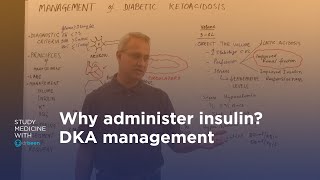 Why do we administer insulin to a DKA patient [upl. by Kcirdnekal]