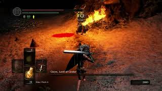 HOW TO BEAT GWYN LORD OF CINDER WITH ZHEIHANDER NO PARRY NO SHIELD  DARKSOULS REMASTERED™ [upl. by Hulton]