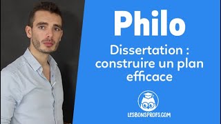 Dissertation  construire un plan efficace  Philosophie  Terminale  Les Bons Profs [upl. by Albin]