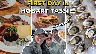 FIRST DAY in TASMANIA Australia Family Travel Vlog Things to Eat See amp Do in Hobart 2024 [upl. by Coniah]