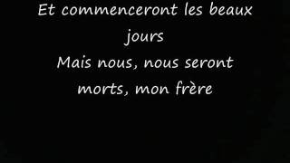 Raymond Lévesque Quand les hommes vivront damour Paroles [upl. by Rutan]