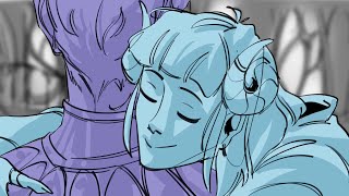 Jester hugs Essek  Critical Role animatic  EP 61 [upl. by Alliber]