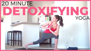 20 minute Yoga for Detox amp Digestion Flow [upl. by Titos]