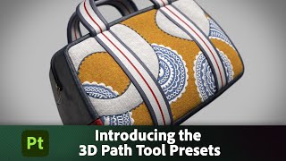 Introducing the 3D Path Tool Presets  Adobe Substance 3D [upl. by Dewie]