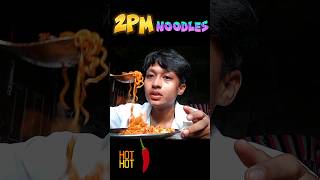 2 PM NOODLES SPICY 🍜 X FIRST MUKBANG 🥵🌶 [upl. by Eveneg23]