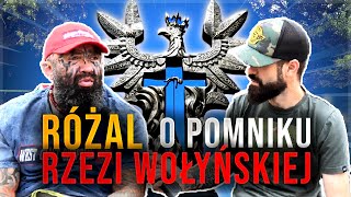 RÓŻAL O POMNIKU RZEZI WOŁYŃSKIEJ  Ceremonia odsłonięcia pomnika w Domostawie [upl. by Tevlev357]