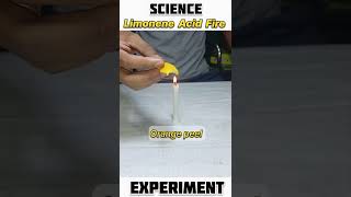 Limonene Acid Fire 🔥shorts youtubeshorts science experiment viral [upl. by Burrell]