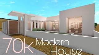 BLOXBURG 70K MODERN HOUSE  NOGAMEPASS [upl. by Nachison]