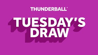 The National Lottery Thunderball draw results from Tuesday 26 March 2024 [upl. by Ashlen]