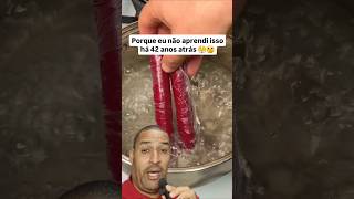 Com quantos anos vc descobriu que dar pra fazer isso em casa food viral shorts [upl. by Rehtae767]