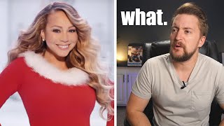 Confusing Mariah Carey Christmas Song but not the one you think  Jazz Pianist Reacts [upl. by Luanni]