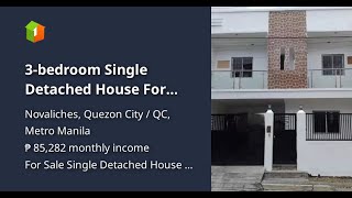 3bedroom Single Detached House For Sale in Novali Sierra vistaches Quezon City  QC Metro Manila [upl. by Hoon861]