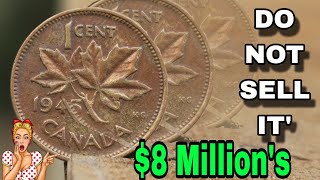 DO you have these Top 10 Canada 1 cent coins worth A lot of money Coins Worth money [upl. by Sudbury]