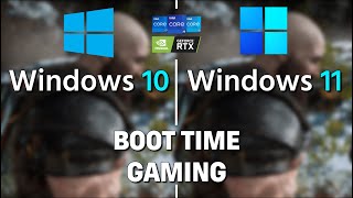 Windows 10 vs Windows 11  Boot Time and Gaming Comparison [upl. by Reginauld667]