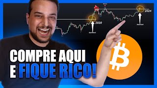 ENCONTREI O FUNDO DO BITCOIN COMPRE OU PERCA 240 🚨 [upl. by Farr]