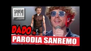 Lo Stato Sociale  “Una vita in vacanza”  Sanremo 2018  DADO PARODIA [upl. by Arahd]