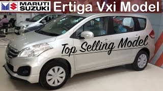 Maruti Ertiga Vxi Model 2017 Interior Exterior Walkaround and Full Review [upl. by Ellingston109]