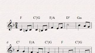 Free easy violin sheet music Melody in F by Anton Rubinstein [upl. by Sigler344]