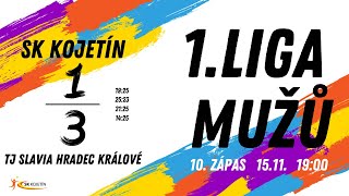 1 Liga Mužů  SK Kojetín vs TJ Slavia Hradec Králové [upl. by Novyert]