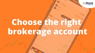 How to choose the best brokerage account on mStock  Zero Brokerage  How to Open a Right Demat Ac [upl. by Roter]