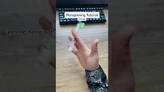 BTS V Pen Spinning Trick Tutorial ✍️🌀 shorts [upl. by Kenwrick]