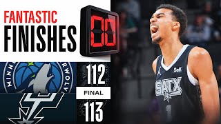 Final 655 WILD ENDING Timberwolves vs Spurs 👀 January 27 2024 [upl. by Anaz]