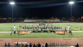 West Park Panthers Perform quotUPSIDE DOWNquot at Franklin Invitational Band Review 2024 [upl. by Hillinck]