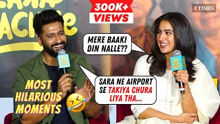 Vicky Kaushal amp Sara Ali Khans MOST HILARIOUS Revelations  Zara Hatke Zara Bachke SUCCESS MEET [upl. by Poulter]