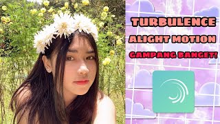 Tutorial Turbulence Alight Motion  LANGSUNG PRO [upl. by Sessler]