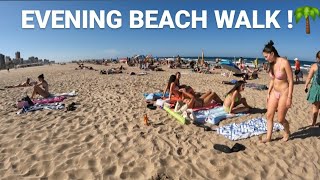 Evening Beach walk Gandia Spain beach beachlife beach vibes viralvideo trending [upl. by Aikemit291]