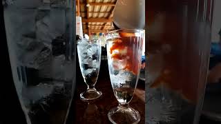 Iced Americano 🫗 icedcoffee youtubeshorts suscribe support [upl. by Honey745]