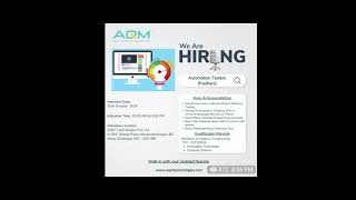 Software Tester jobs [upl. by Aicenav117]