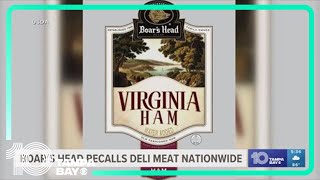 Boars Head recalls more than 200K pounds of readytoeat deli meat [upl. by Galvan]