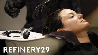 I Got Grey Highlights For Lower Maintenance  Hair Me Out  Refinery29 [upl. by Gilliette]