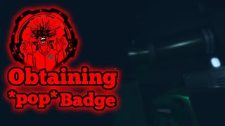 Obtaining the pop badge Roblox Pressure [upl. by Emirak877]