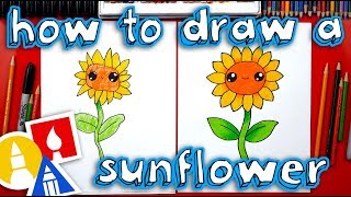 How To Draw A Sunflower [upl. by Ibrahim]