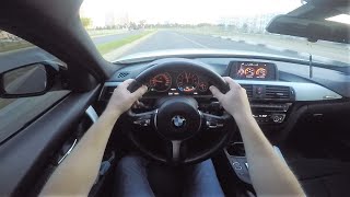 2016 BMW 320i F30  POV Test Drive Acceleration 0100 kmh [upl. by Benzel]