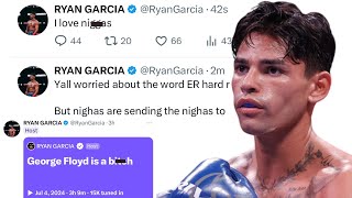 Ryan Garcia N Word Rant Disses George Floyd [upl. by Enaasiali234]