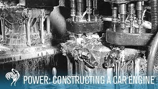 Power Constructing a Car Engine 19301939  British Pathé [upl. by Milissent]