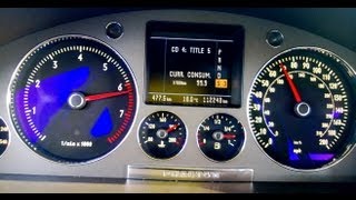 VW PHAETON W12 0110 acceleration [upl. by Ahsinelg]