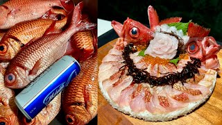 Nightfishing for MENPACHI in HAWAII  Epic sushi cake  Catch Cook Create [upl. by Dwyer]