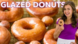 How To Make Glazed Donuts  Soft and Fluffy Donut Recipe [upl. by Au]