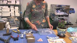 How to Cut China Plate for Mosaic Art [upl. by Anaeerb417]